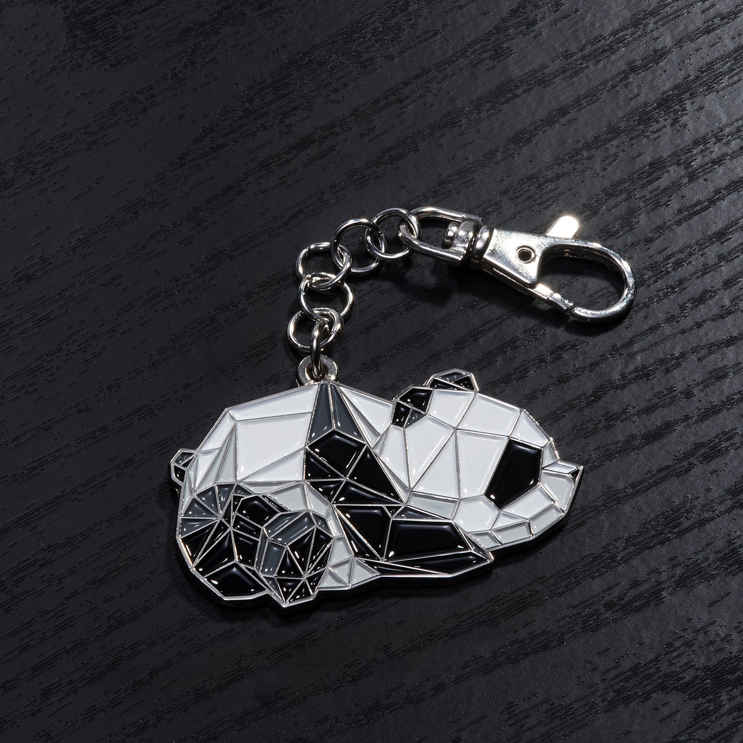 Geometric Panda Charm (double-sided)