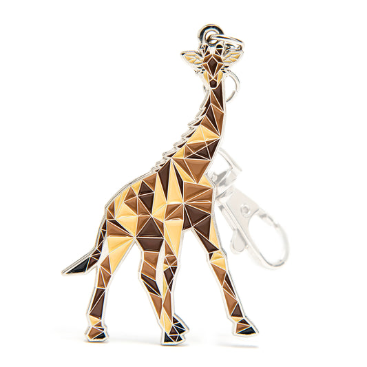 Geometric Giraffe Charm (double-sided)