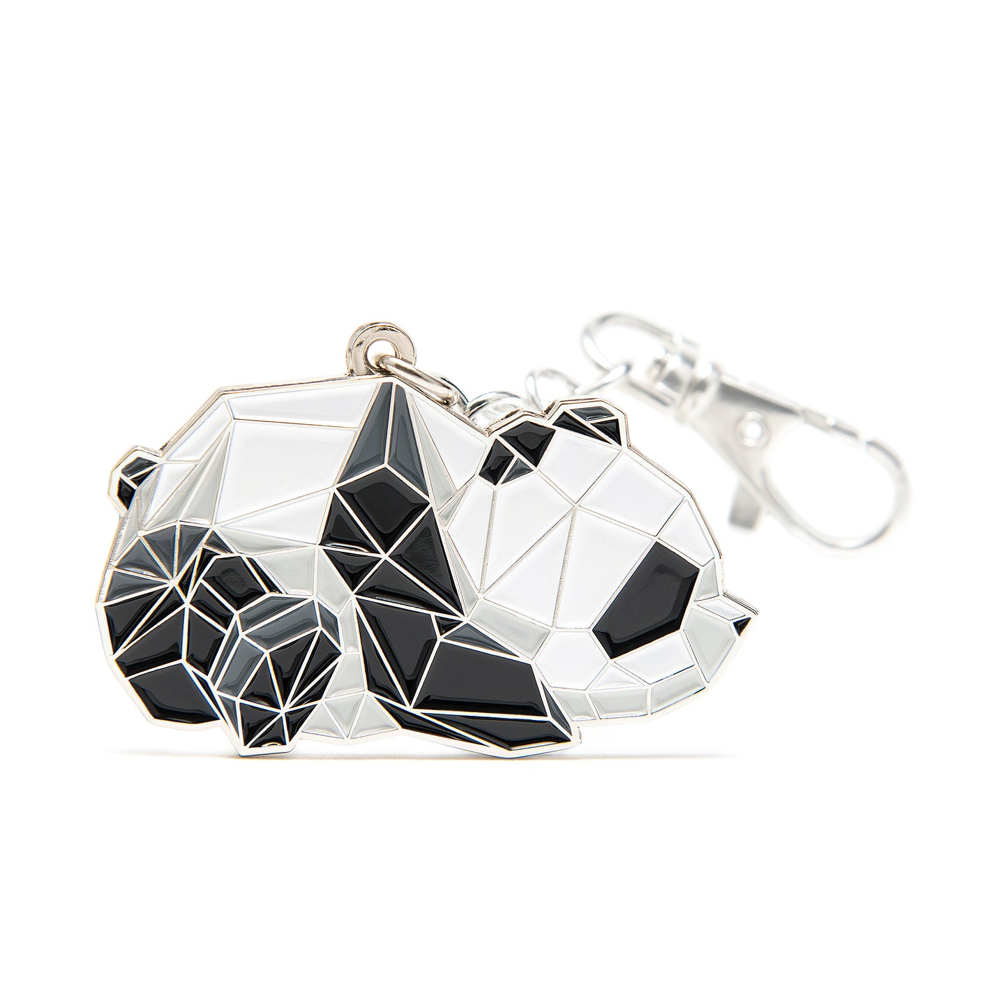 Geometric Panda Charm (double-sided)