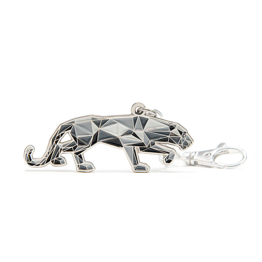 Geometric Panther Charm (double-sided)